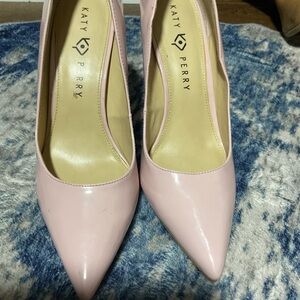 Katy Perry Collections Blush Pink Patent Pointed-Toe Pumps